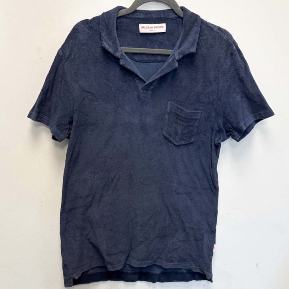 Orlebar Brown Dark Blue Polo Shirt